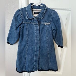 Burberry 18 month denim dress- EUC